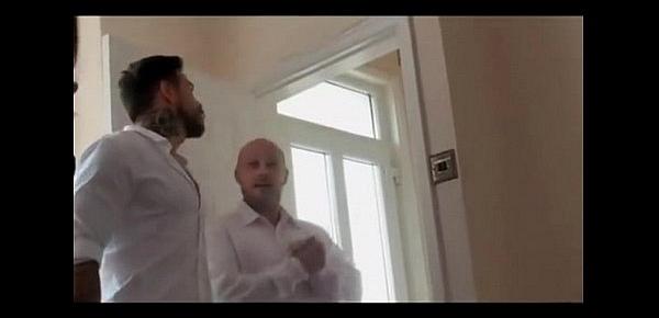  British chav slut fucked in bathroom during visit